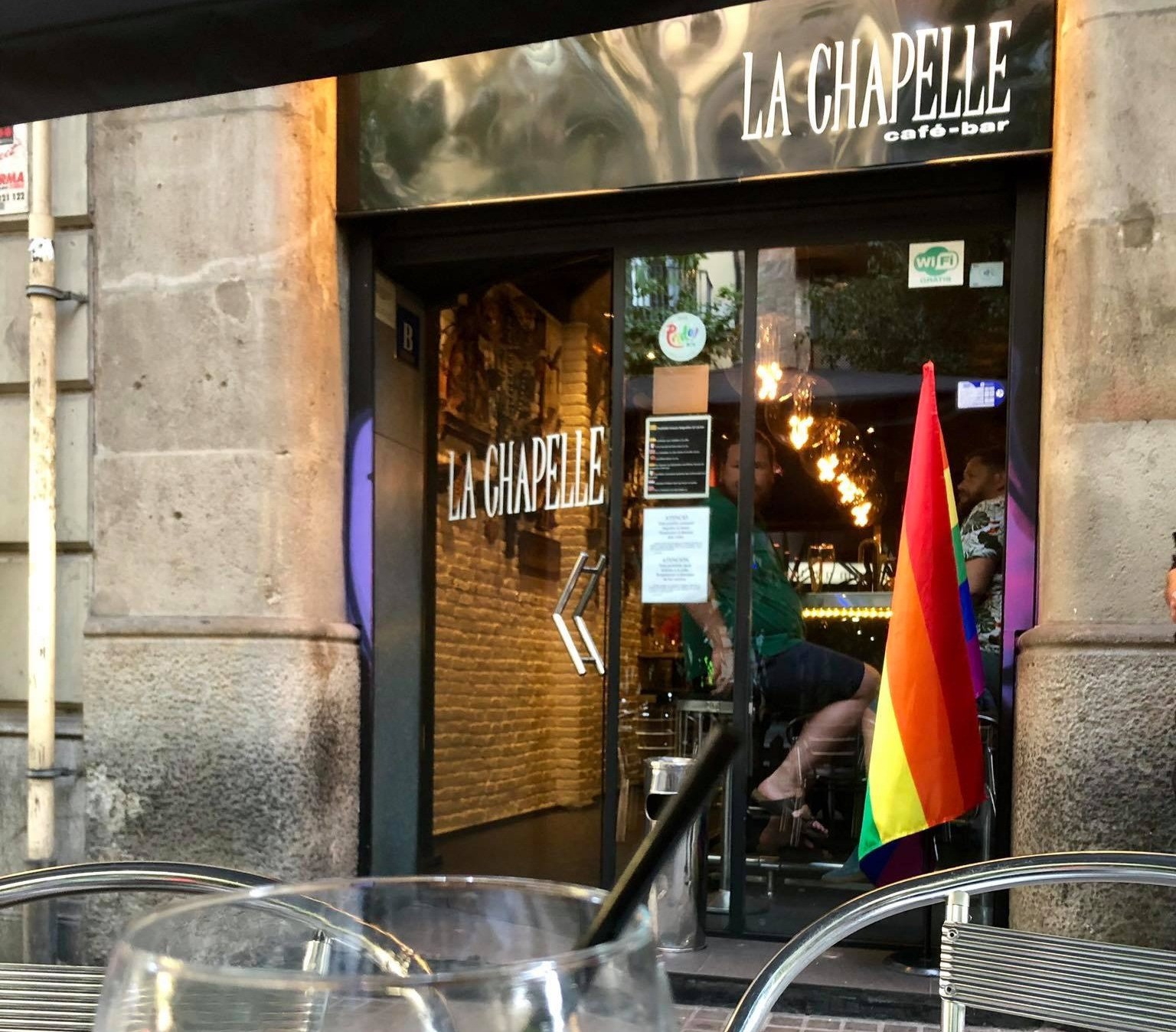 Daytime terrace at La Chapelle