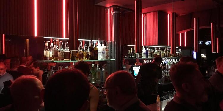 Bar counter at Bears Bar