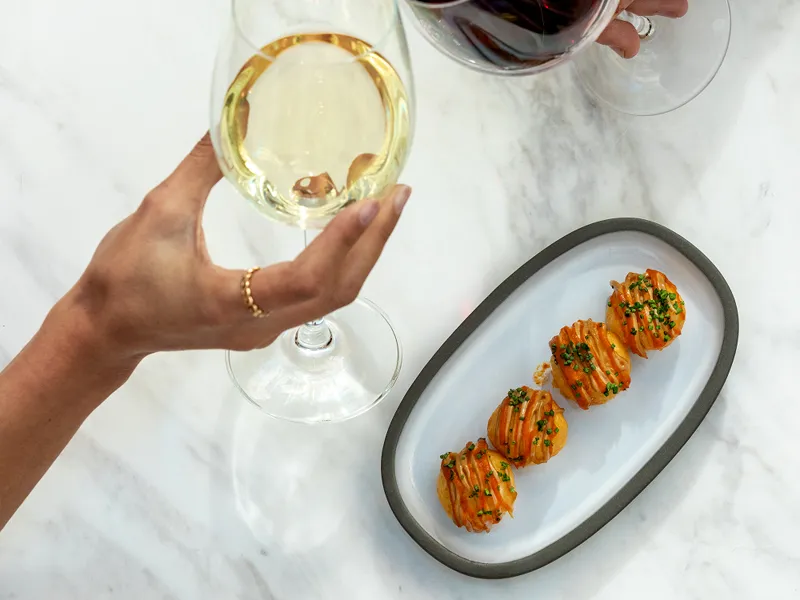 Drinks and small bites at La Cúpula