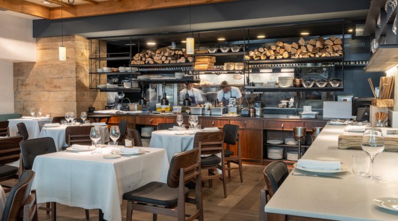 Tables set in the Molino de Pez dining room