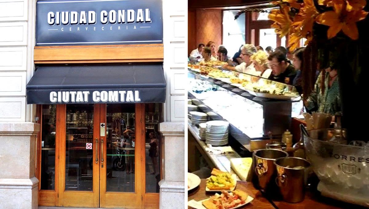 Ciutat Comtal storefront and seafood bar