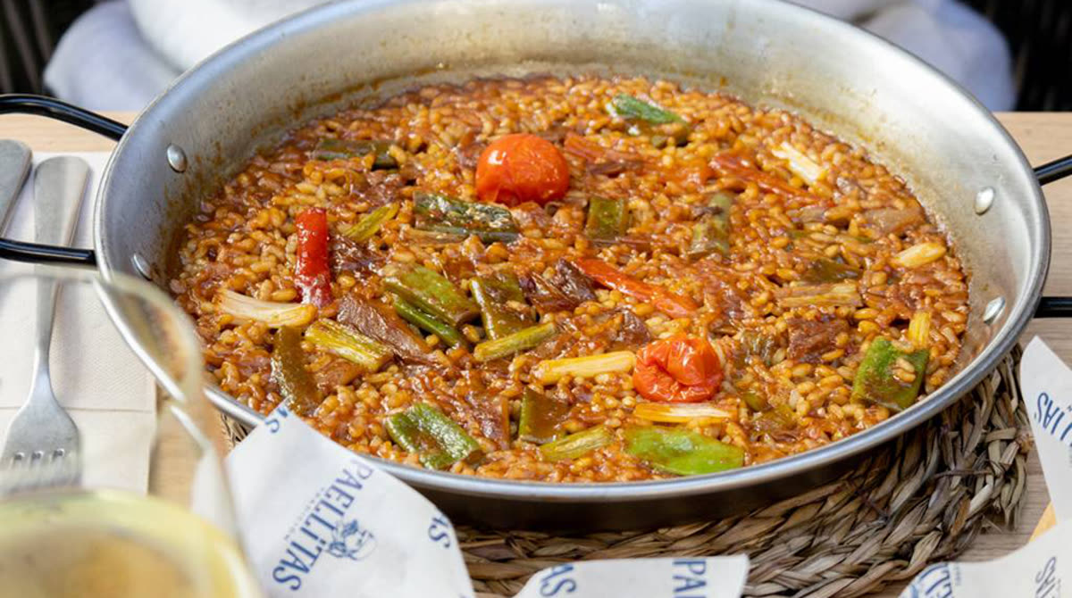 Rice dishes at Paellitas Tradición