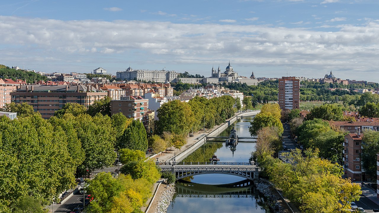 Madrid Río riverfront park