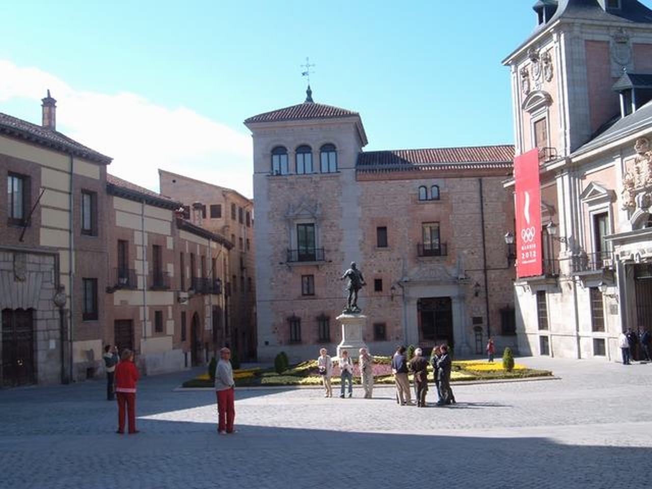 Plaza de la Villa historic square in Madrid