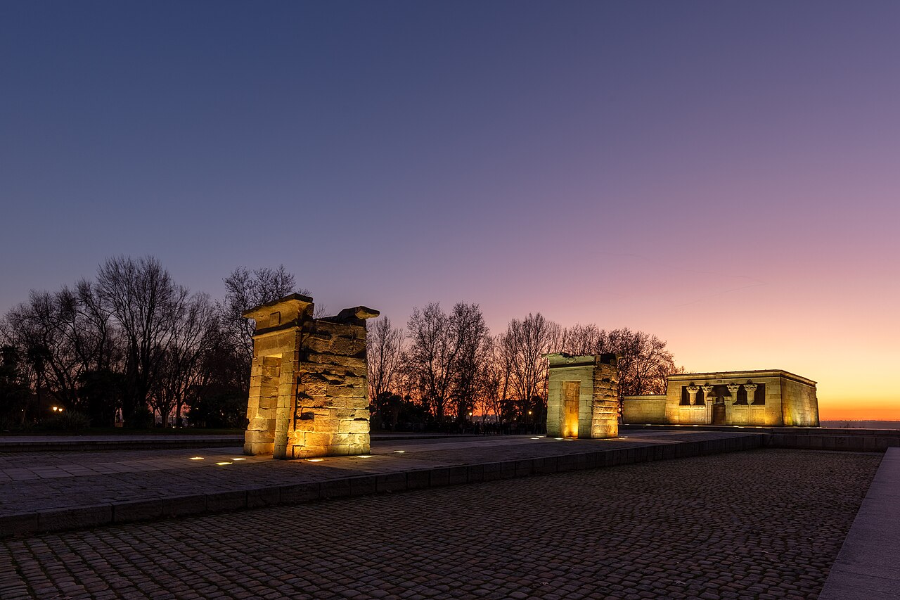 Templo de Debod Egyptian temple in Madrid
